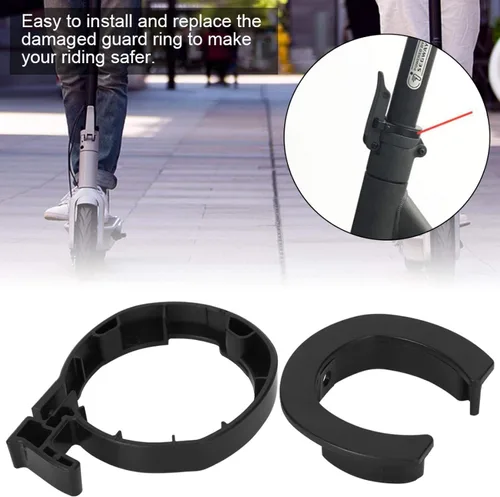 Vista 5 de Hebilla de anillo de guardia con cierre de círculo ABS para Xiaomi Ninebot MAX G30 Anillo de límite eléctrico piezas de scooter