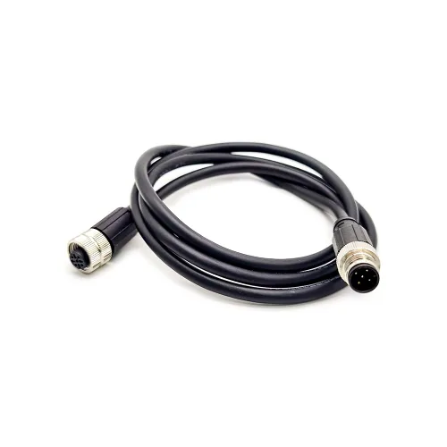 Vista 8 de Elecbee Conector M12 5 Pin A-Code Hembra a Hembra Cable terminado doble 1M/3.3ft