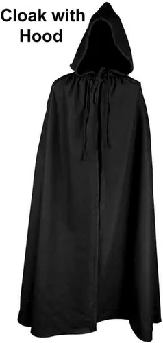 Vista 4 de SUNLEXA Disfraz medieval de caballero templario para Halloween, capa con capucha, renacentista, cosplay, disfraz medieval (S-6XL)