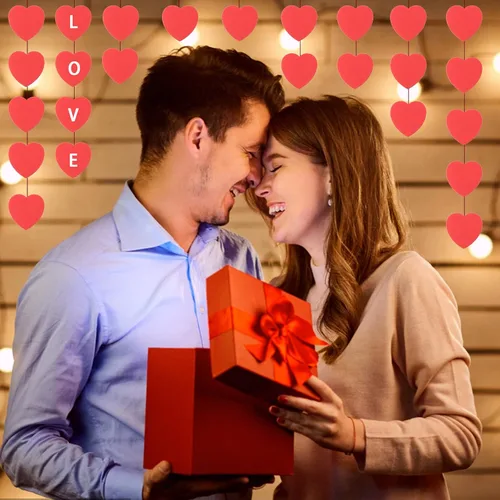 Vista 6 de 360 piezas de recortes de corazón pequeños con forma de corazón de papel de 2 pulgadas, confeti de corazones rojos de San Valentín, troqueles