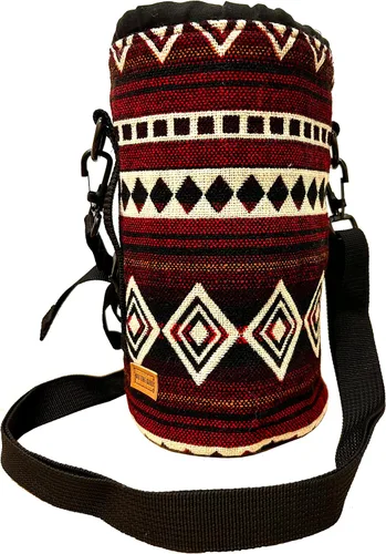 Vista 6 de Soporte para botella de agua con correa Funda para botella para caminar, mochileros Bolsa de transporte para botella de agua y hierro