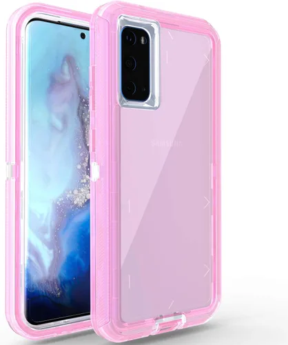 Vista 11 de Funda para Samsung Galaxy S20 Plus, probada contra caídas militares 3 en 1, funda protectora de cuerpo completo, armadura resistente, a prueba