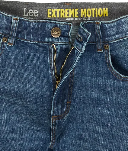 Vista 6 de Lee Jeans de pierna cónica bielástica Extreme Motion para hombre