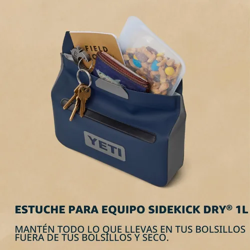 Vista 4 de YETI Sidekick Dry 1L Bolsa para Equipo, Negro