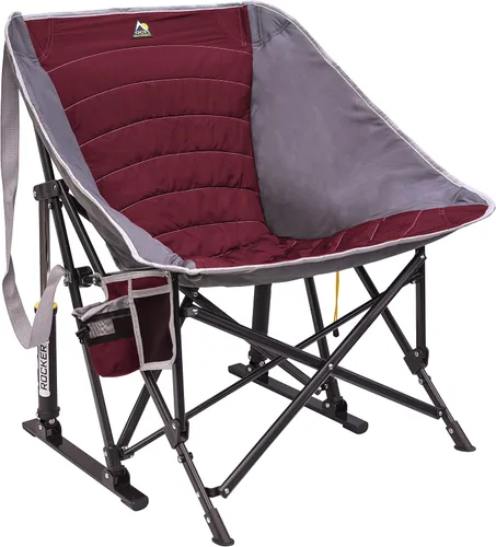 Vista 9 de GCI Outdoor Mecedora Plegable para Exteriores con Dosel para Protección Solar Azul real