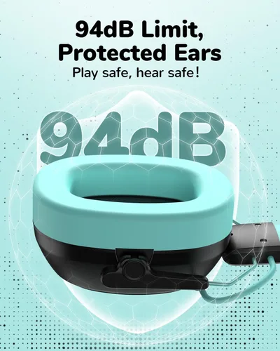 Vista 4 de Auriculares con cancelación de ruido para niños, protección auditiva a prueba de sonido, reducción de ruido SNR de 29 dB, orejera Bluetooth 6.0