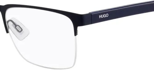 Vista 3 de Marco Hugo Boss HG-1076 FLL Acetato - Metal Matt Blue - Transparente Azul