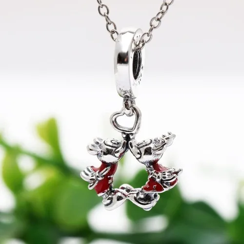 Vista 6 de Ouroyea Charm 925 Sterling Silver PendantGirl Jewelry Beads Gifts for Women BraceletNecklace