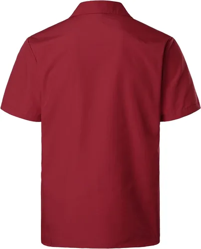 Vista 2 de VATPAVE Camisas de guayabera cubana con botones de manga corta para hombre