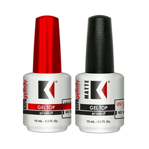 Vista 7 de KUPA GelFinity - Capa base de gel, enlace adhesivo superior para esmalte de uñas de larga duración, base profesional de inmersión UV/LED, 0.5 onzas