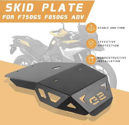 Vista 3 de Worldmotop - Placa protectora de repuesto para motor de motocicleta BMW F750GS F850GS F 750 GS F850 GS ADV 2018-2020 (para 2018-2021)