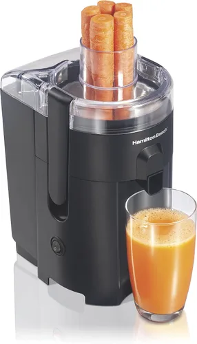 Vista 9 de Hamilton Beach HealthSmart Máquina Exprimidora, Extractor Centrífugo Compacto, Canal de Alimentación de 2.4" para Frutas y Verduras, Fácil de Blanco
