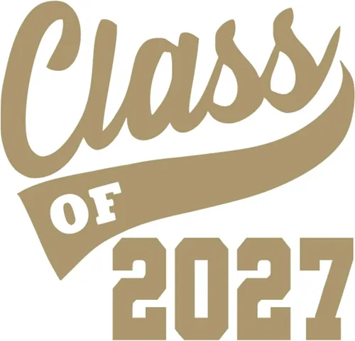 Vista 32 de Adhesivo de graduación para planchar en la clase de 2027, calcomanía para camiseta de secundaria, parche de graduación HTV para graduados