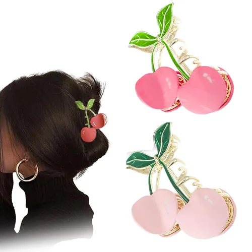 Vista 12 de Grandes pinzas de mandíbula de metal antideslizantes con mariposa brillante para mujeres - Agarre fuerte y bonito, accesorios para el cabello