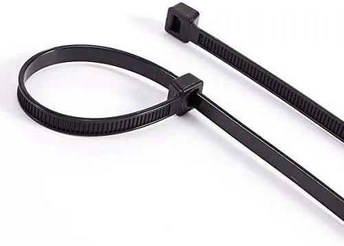 Vista 6 de MaxLLTo 8 "pulgadas resistente a los rayos UV de nylon plástico Cable Zip Wire Tie 40 lbs Negro Paquete de 100