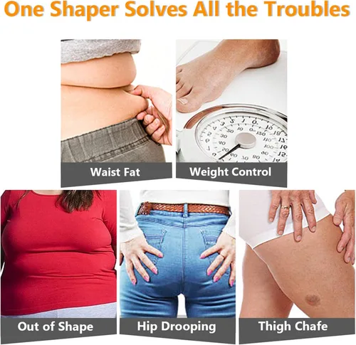 Vista 2 de JOYSHAPER Pantalones cortos moldeadores para mujer pantalones cortos con control de abdomen para mujer