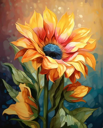 Vista 14 de Tucocoo Bumbers - Pintura de amapola roja para adultos, pintura abstracta de amapola por números, pintura acrílica, lienzo, graffiti, flores rojas