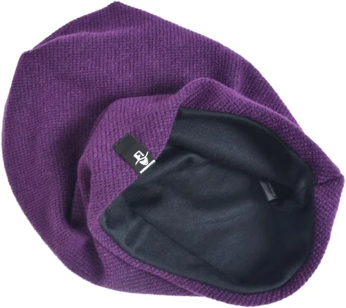 Vista 2 de VECRY Gorro holgado para hombre, gorro de punto de calavera, largo, holgado, hip-hop, invierno, verano, B305