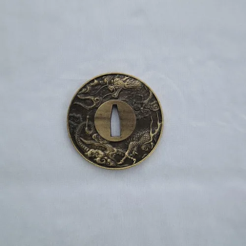 Vista 2 de Espada samurái japonesa KOSHIRAE – TSUBA FUCHI KASHIRA MENUKI X82