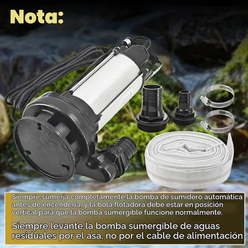 Vista 5 de 2HP 220V Sewage Grinder Pump w/Blades 4380GPH Sewer Effluent Pump