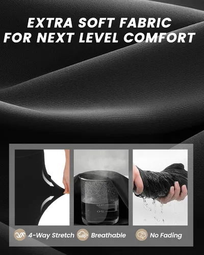 Vista 62 de NexiEpoch - Paquete de 4 leggings suaves para mujer, con bolsillos, control de abdomen y cintura alta, pantalones capri para yoga y ejercicio