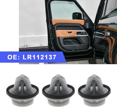 Vista 2 de 20 clips de moldeo para puerta inferior, LR112137, compatibles con Defender Range Rover Evoque para panel de puerta de automóvil, clips de plástico
