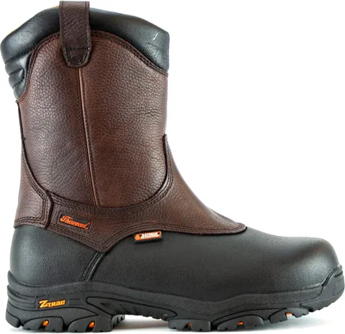Vista 3 de Thorogood GEN-Flex2 Botas de Trabajo Wellington de 8" con Cierre Lateral Pull On para Hombres - Cuero de Grano Completo con Puntera de Seguridad