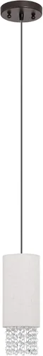 Vista 2 de Livex Lighting 51091-92 Carlisle English Bronze 1 Light Mini colgante, mediano