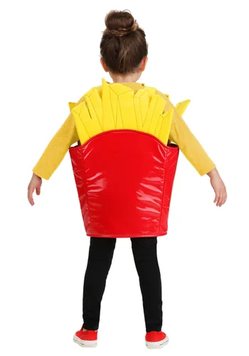 Vista 2 de Disfraz de Papas Fritas para Niños Pequeños Multicolor