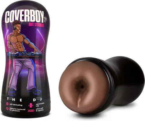 Vista 9 de Blush Coverboy Bad Boy Next Door 7.5" Masturbador autolubricante de bolsillo, realista para hombres, manga con textura acanalada, sensación similar