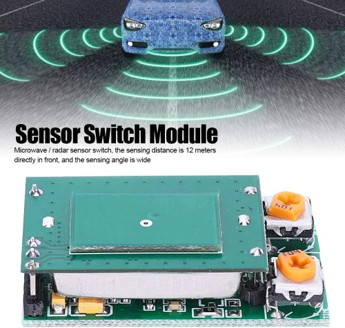 Vista 6 de LiebeWH Módulo 5.8GHz DC5V del interruptor del sensor de la microonda para la detección de movimiento