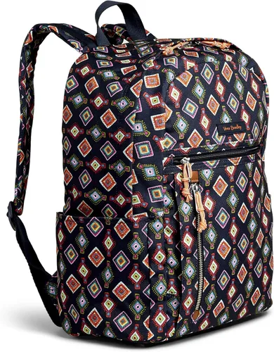 Vista 2 de Vera Bradley Mochila pequeña Lighten Up para mujer, Mini medallones