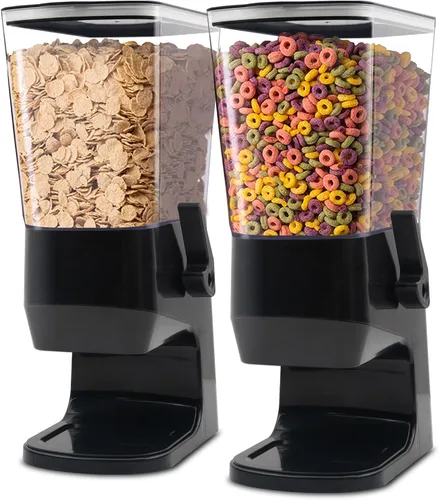 Vista 14 de 5L Cereal Dispenser Countertop with lids, Organization and Storage Containers for Kitchen and pantry, Rice Dispenser for food, Cereal, Beans, Nuts