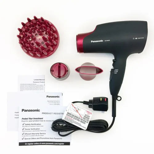 Vista 14 de Secador de cabello Panasonic EH-NA65-K., Rosado