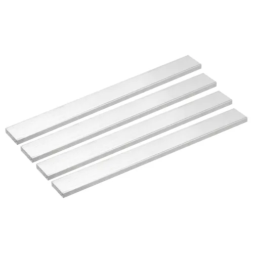 Vista 52 de uxcell Barra plana cuadrada de aluminio, 1-1/2" de espesor 1-1/2" de ancho 12" de longitud Barra cuadrada de aluminio 6061, placa plana de aluminio