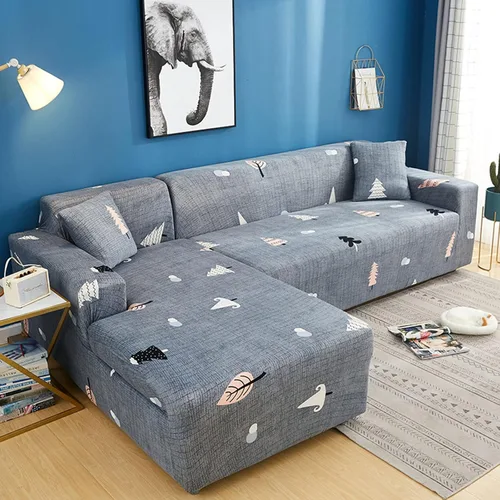 Vista 7 de MIPOPS Funda de franela para sofá de mascotas para niños, funda protectora antideslizante para sofá en forma de L, protector de muebles de diván