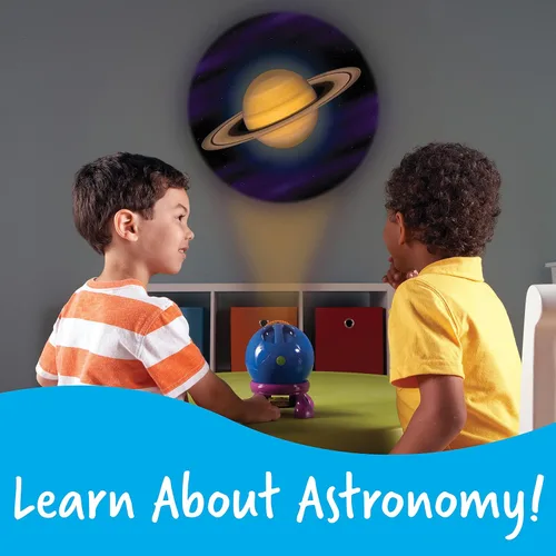 Vista 8 de Learning Resources Proyector de estrellas brillantes, juego de 5 piezas, a partir de 3 años, sistema solar, proyector espacial para niños, juguetes