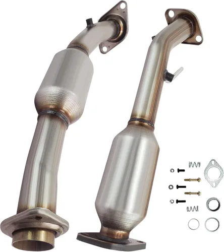 Vista 11 de Convertidor catalítico del colector delantero compatible con Nissan Sentra 2009-2016 1.8L/2.0L SULEV Emisiones S/SL/SR/SV (compatible con EPA)