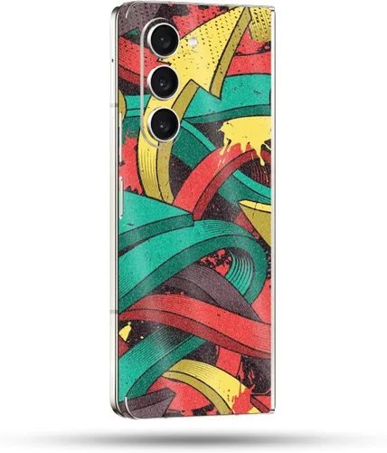 Vista 60 de MightySkins Skin compatible con Samsung Galaxy Z Fold 5 - Puppy Fall Funda protectora de vinilo duradera y única Fácil de aplicar, quitar