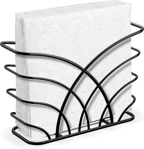 Vista 26 de Bandeja Soporte de Toallas de Invitados de Acrílico para Baño – Soporte Vertical para Toallas de Papel para Toallas de Mano Desechables, Organizador