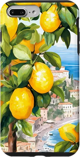 Vista 12 de iPhone 16 Costa de Amalfi con limones de Amalfi del Mar Mediterráneo