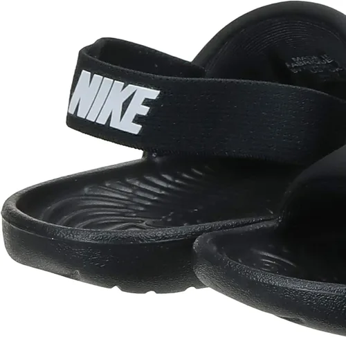 Vista 8 de Nike Zapatos Kawa Slide para bebés y niñas NegroNegroRosa Vivo