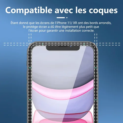 Vista 170 de NEW'C Paquete de 3 protectores de pantalla de privacidad para iPhone Air/iPhone 17 Air (6.5 pulgadas), película de vidrio templado antiespía