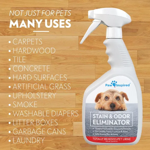 Vista 8 de Paw Inspired Limpiador enzimático, espray eliminador de manchas y olores