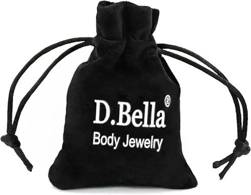 Vista 4 de D.Bella Kit de Retenedores de Piercing Transparentes Estilo Mix, Retenedores de Piercing Flexibles para Labios, Nariz, Cejas, Pezones, Lengua