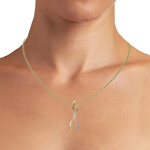 Vista 4 de jewelsforum Mujer de Oro Amarillo de 14K Colgante De Diamante Hi I1i2