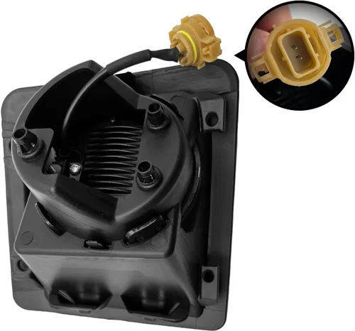 Vista 6 de Shocklight Luces antiniebla LED para parachoques delantero, compatibles con GMC Sierra 2014 2015 1500 W/interruptor y arnés de cableado