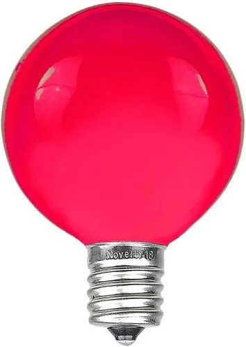 Vista 13 de Novelty Lights Paquete de 25 tiras de luces multicolor G40 para exteriores