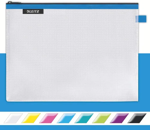 Vista 10 de Leitz Set of 4 Leitz Wow Travel Pouches, Water Resistant, Translucent, Ideal for Visible Storage and Organisation, Sizes: Small (A6), Medium (A5)