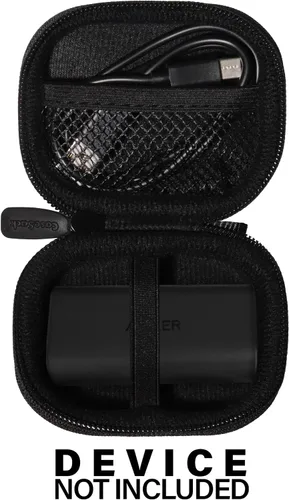 Vista 3 de Funda para cargador portátil Anker con conector Lightning incorporado (negro)